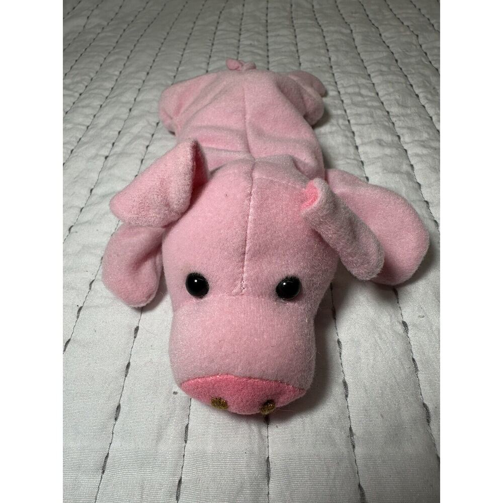 ASI Pig Pink Plush Small 9” Beanbag 62960 Toy Kids Vintage Bean Floppy